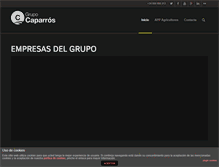 Tablet Screenshot of grupocaparros.com